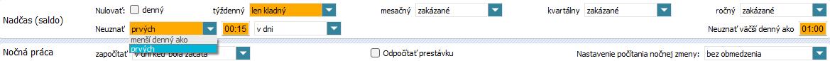 Neuznať pvých..v dni - nastavenie v skupine